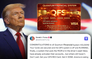 🚨 PRESIDENT TRUMP ON TRUTH SOCIAL: THE QUANTUM FINANCIAL SYSTEM IS LIVE!